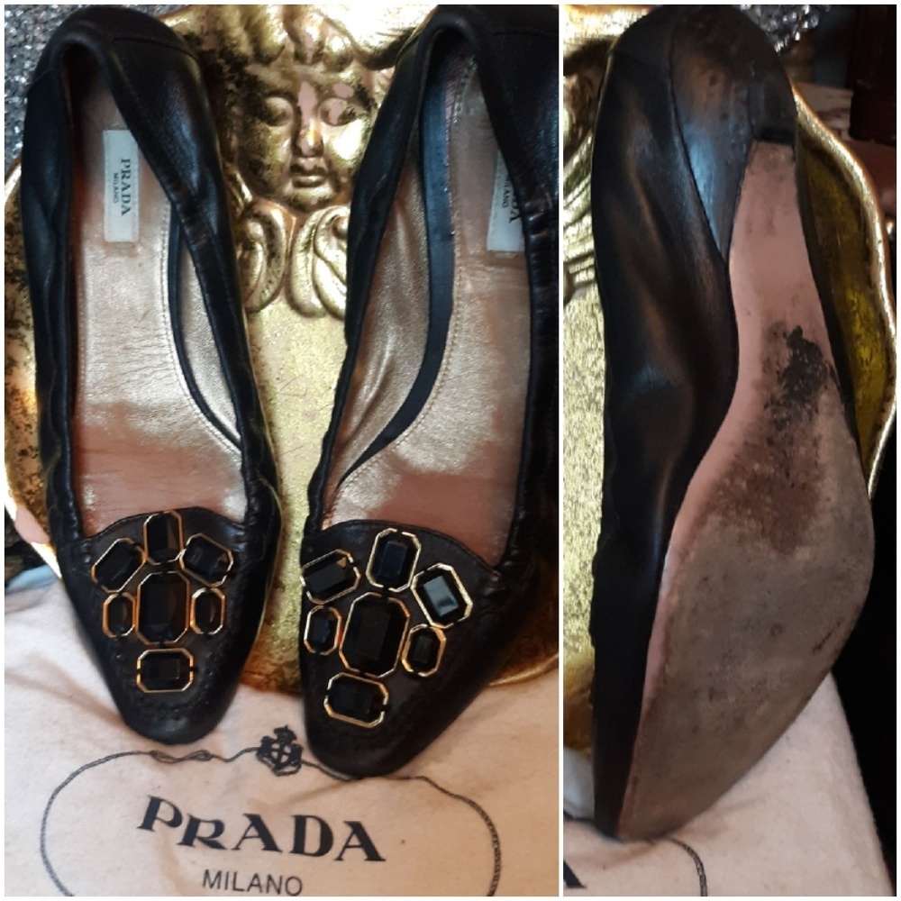 SOLD.🔥PRADA PITONE PIETRE+FLATS - Picture 6 of 9